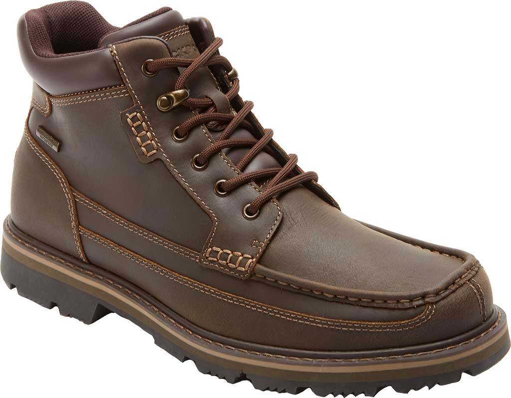 美国直邮Rockport/乐步M78451男靴防水皮靴系带短靴休闲靴子