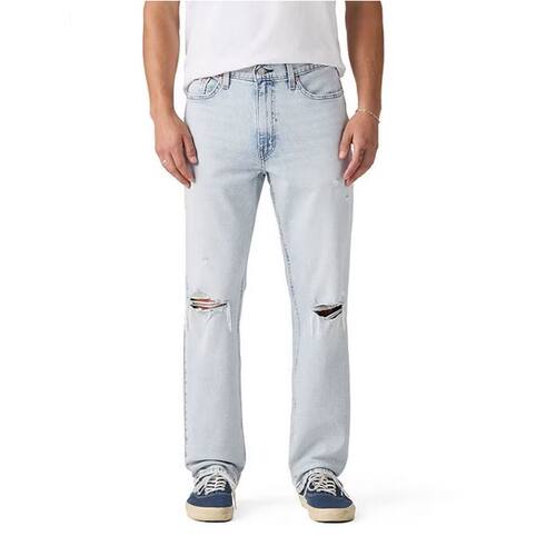 Levi’s/李维斯破洞牛仔裤514系列运动修身锥形莱卡美国进口潮牌