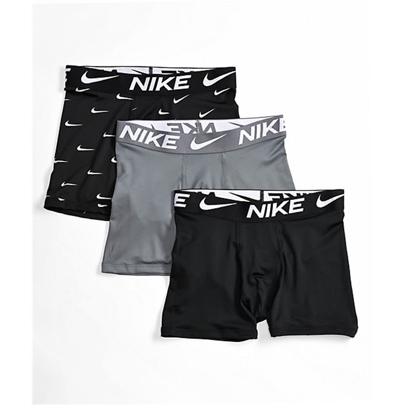 Nike/耐克男3条装平角内裤运动短裤休闲宽松吸汗透气亲肤新款正品