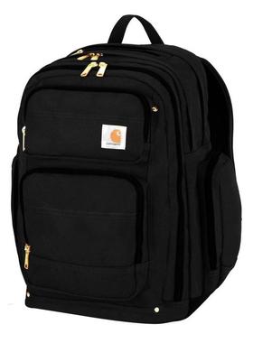 carhartt男双肩包耐磨大容量背包防水边袋商务电脑包正品A996M