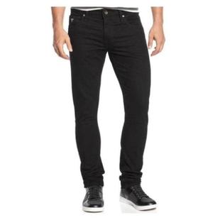 GUESS/盖尔斯男牛仔裤长裤黑色紧身棉休闲5口袋舒适正品1539098
