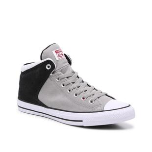 正品 Converse 运动鞋 拼接灰色系带高帮板鞋 481238 匡威男帆布鞋