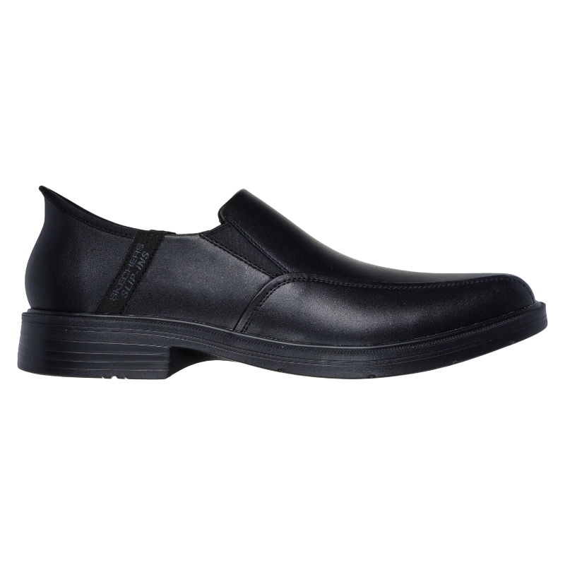 Skechers斯凯奇男鞋一脚蹬休闲皮鞋莫卡辛鞋记忆鞋垫易穿脱春秋季