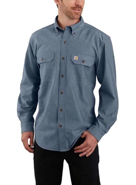 Carhartt男衬衫棉质方领长袖纯色宽松工装外穿内搭四季正品102851