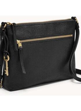 Fossil/化石女单肩包手提斜挎小号气质日常通勤黑正品72376454154