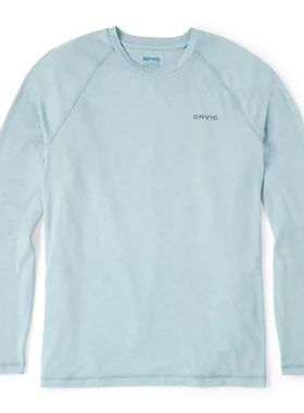 ORVIS男士T恤长袖圆领打底衫运动套头衫UPF50+防晒户外运动衣秋季