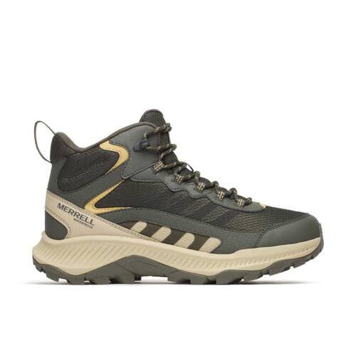 Merrell/迈乐男士徒步鞋中帮防风雨户外登山靴透气耐磨防滑护脚踝
