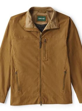 ORVIS男士夹克外套工装服翻领户外运动装欧美男装春秋季做旧耐磨