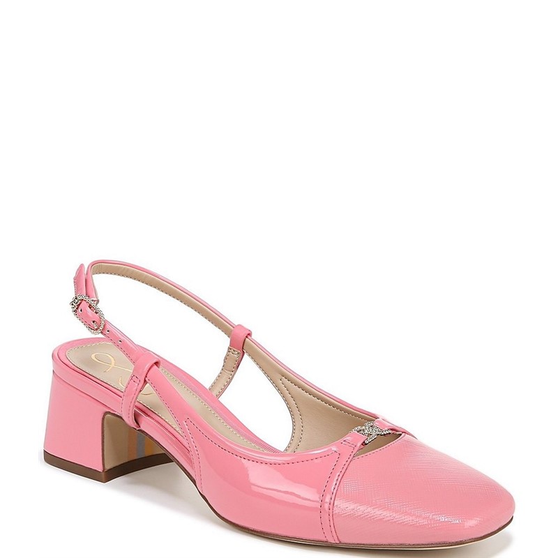 Sam Edelman女鞋粗跟方头高跟鞋潮牌时尚职场送女友气质春夏季