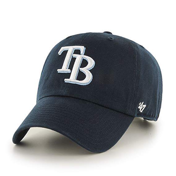 MLB男女帽子棒球帽舒适纯色Tampa Bay Rays正品B000F5KCAS