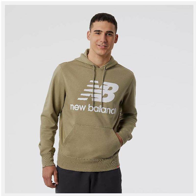 NEW BALANCE NB男款连帽卫衣休闲运动宽松上衣正品MT03558