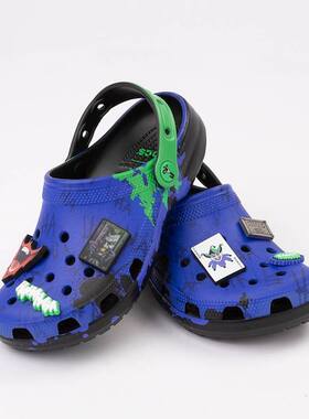 Crocs卡骆驰洞洞鞋蝙蝠侠小丑反派角色联名款拖鞋包头凉鞋男女鞋