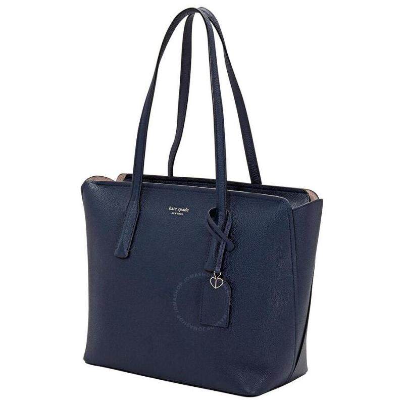 kate spade new york单肩包男女蓝色中手提包正品pxrua229-429