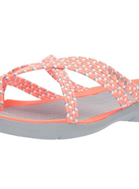 crocs卡洛驰女鞋拖鞋编织绳轻质休闲凉拖夏季轻质正品204010