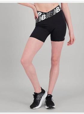 NEW BALANCE NB女款紧身运动高腰短裤速干吸汗正品WS21182