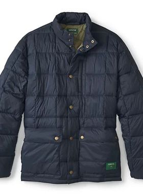 ORVIS男士棉服保暖夹克Campfire户外大衣立领加厚保暖秋冬季棉衣