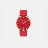 COACH 蔻驰女士生肖表鸿运蛇ELLIOT系列本命年手表36mm蛇年生肖表