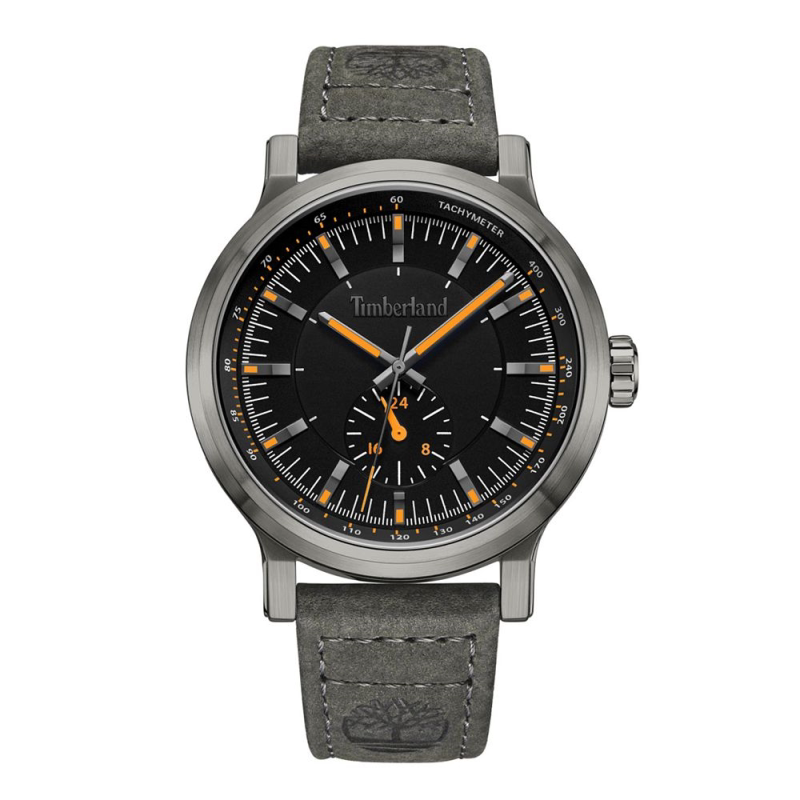 timberland/添柏岚深色皮质表带手表50米生活防水男正品15224018