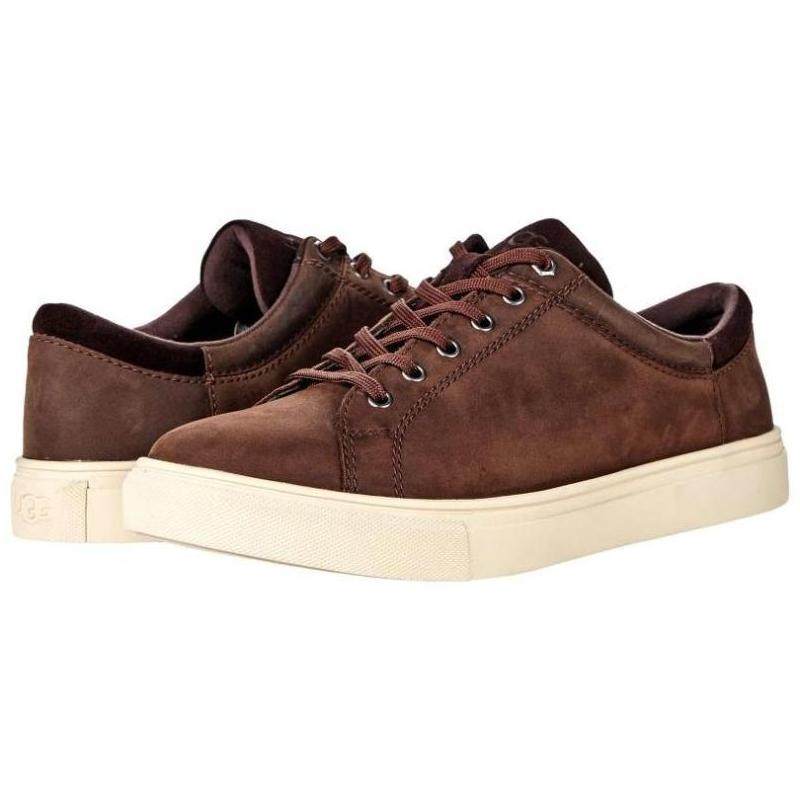 ugg男板鞋休闲鞋运动低帮复古棕色反绒防水翻毛皮正品1117478