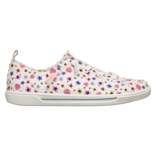 Skechers/斯凯奇女鞋帆布鞋毛边印花BOBS B Cute 2.0板鞋单鞋夏季