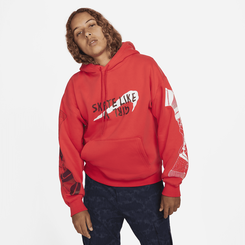 Nike/耐克男款运动上衣溜冰SB系列抽绳直邮DQ7304圆领商场套头
