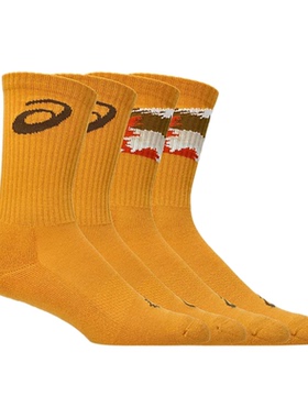 ASICS/亚瑟士运动袜男袜女袜2双缓冲足弓支撑透气防臭吸汗专业袜