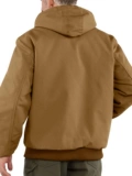 Carhartt Рабочая куртка Carhartt J140 основная мужская куртка с капюшоном из утепленной осенне-зимней парусины 106673