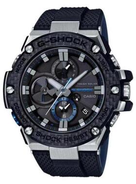 卡西欧手表男Casio G-Shock石英防震防水日期不锈钢GSTB100XA-1A