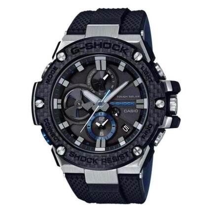 卡西欧手表男Casio G-Shock石英防震防水日期不锈钢GSTB100XA-1A