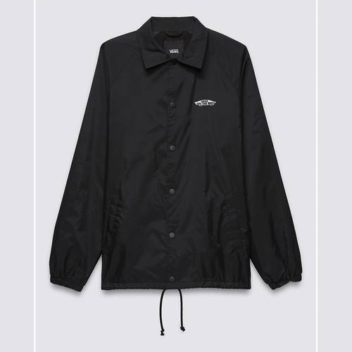 Vans范斯夹克外套男春秋防风雨纯色logo经典潮流外搭翻领宽松嘻哈