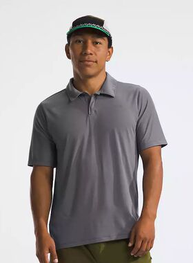 北面/TheNorthFace男短袖T恤POLO衫弹力吸汗户外徒步运动美国直邮