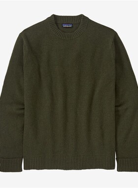 巴塔哥尼亚PATAGONIA男款毛衣上衣圆领纯色保暖穿搭日常美版50655