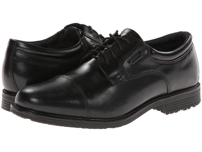 rockport/乐步男鞋系带舒适牛津鞋休闲皮鞋黑色正品8381903