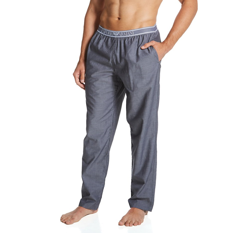 EMPORIO ARMANI/阿玛尼男子家居长裤运动休闲睡裤纯棉正品2138887
