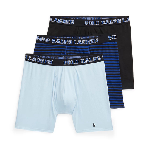 POLO RALPH LAUREN/拉夫劳伦男平角四角内裤新款3件装正品1061297