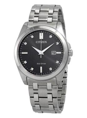 Citizen/西铁城男士手表Eco灰色表盘腕表礼物通勤正品BM7100-59H