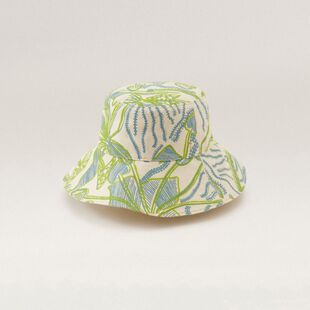 HELEN KAMINSKI盆帽女士渔夫帽遮阳花卉HK x Bábbarra夏季沙滩帽