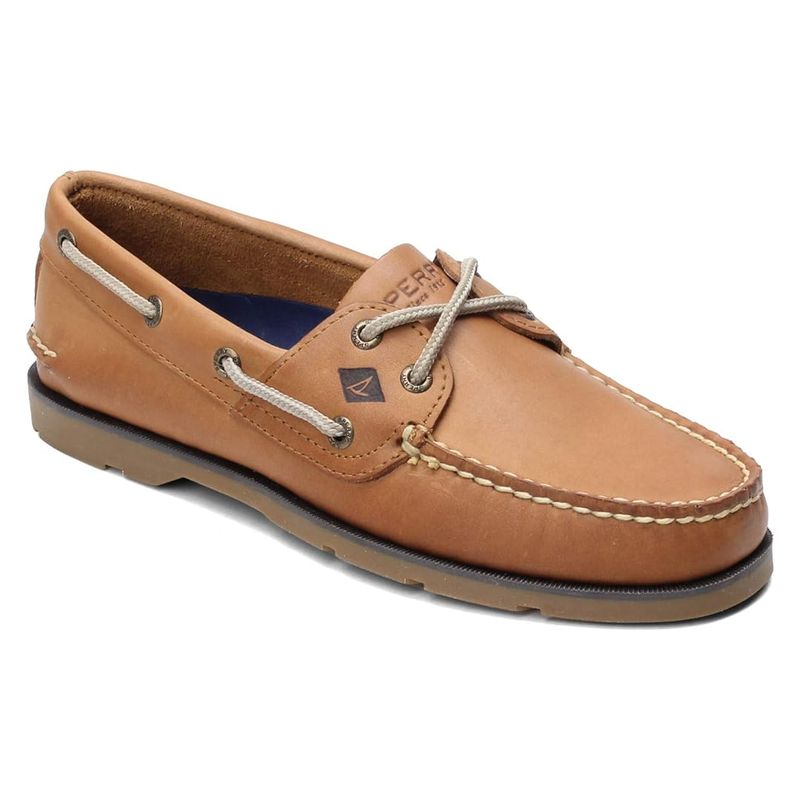 Sperry Top-Sider男帆船鞋皮鞋英伦风经典Leeward真皮2眼轻便正品