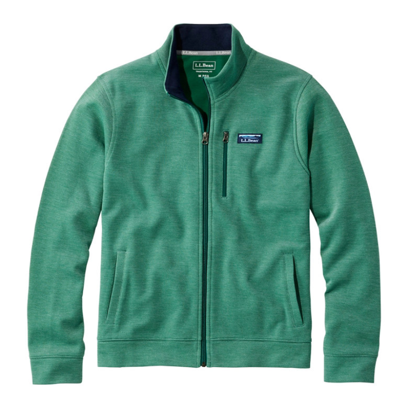 L.L.Bean/宾恩男士衬衫夹克开襟拉链半高领长袖春季正品TA513823