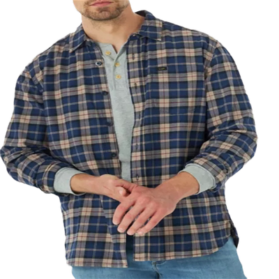 Lee衬衫格子长袖外穿内搭程序员