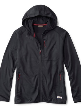 ORVIS男士外套全拉链连帽衫夹克吸湿排汗户外登山服透气3FTA