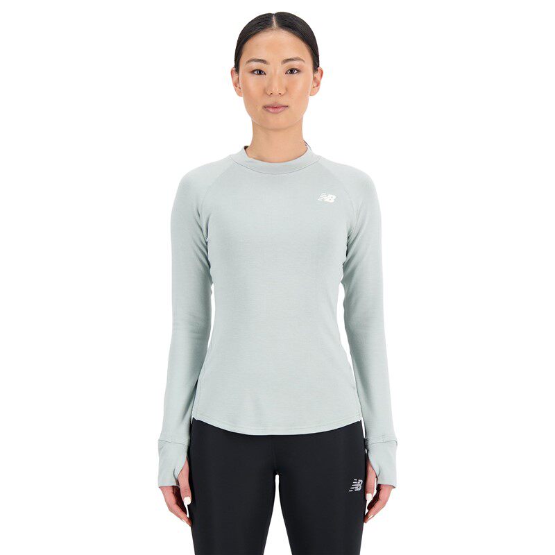 NEW BALANCE NB女士运动上衣长袖T恤套头圆领透气舒适9885994