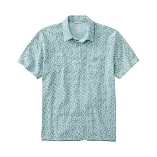 L.L. Bean宾恩男士短袖POLO衫印花吸湿排汗弹力休闲通勤TA521664