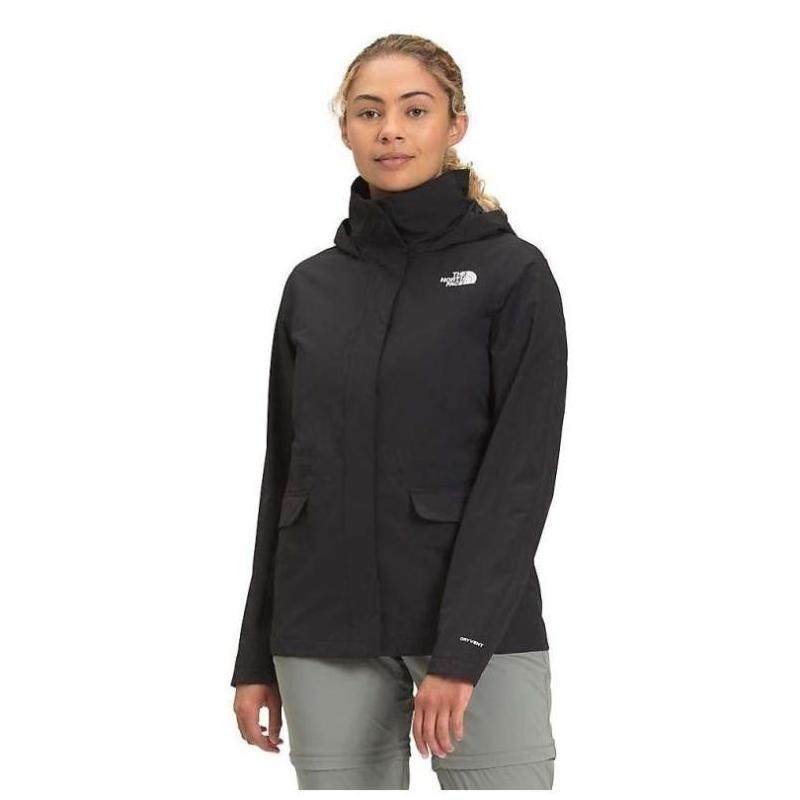 北面the north face女冲锋衣防水透气耐久臀长保暖正品6218013