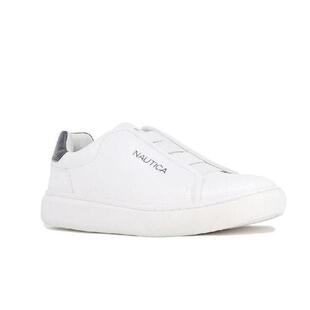 nautica/诺帝卡男款板鞋休闲鞋小白鞋松紧带百搭正品14322128