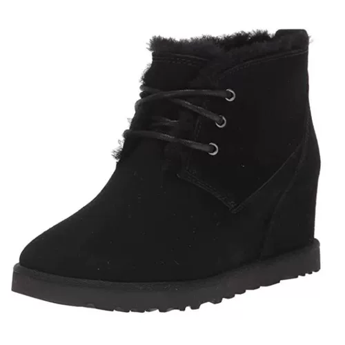 UGG Женские ботинки снежные ботинки зимняя шерсть теплые высокие каблуки классическая женщина подлинная 1103747