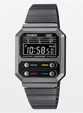 Casio/卡西欧手表腕表商务A100WEGG-1AV休闲时尚高级感送礼正品