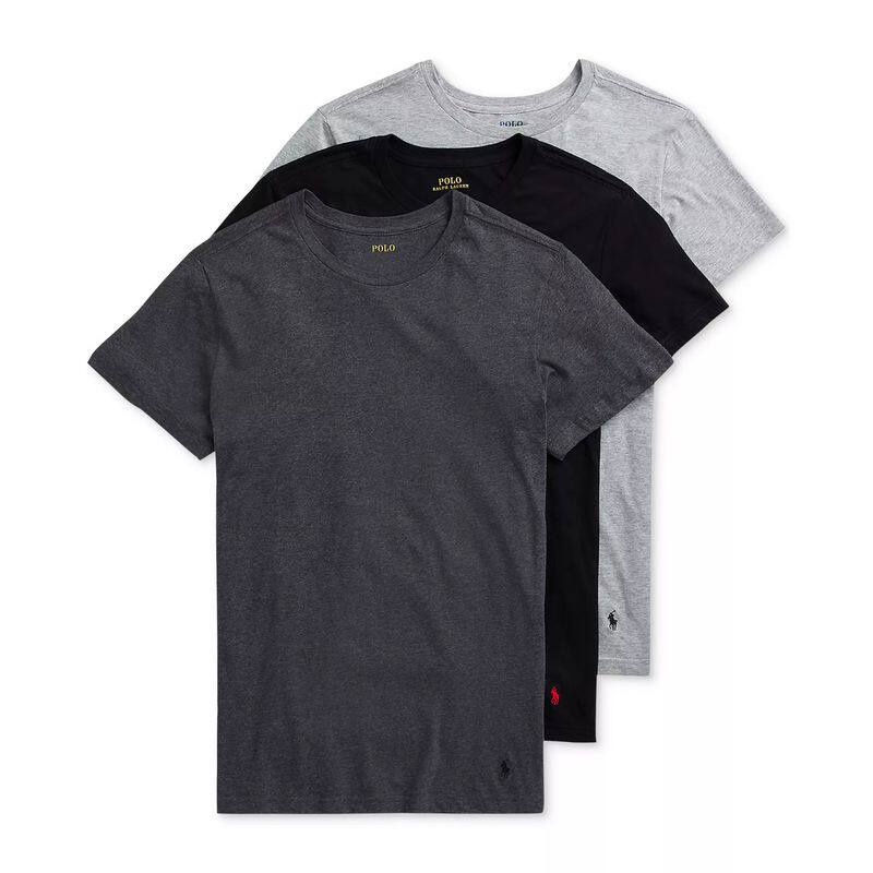 Polo Ralph Lauren短袖男士圆领运动休闲男3件装时尚百搭舒适纯棉