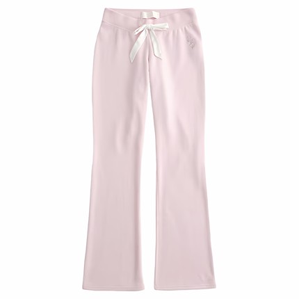 Hollister x Crocs卡骆驰联名女裤运动裤抓绒微喇卫裤修身限量款