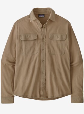 巴塔哥尼亚PATAGONIA男款衬衫长袖纯色口袋纯棉透气柔软美版41875